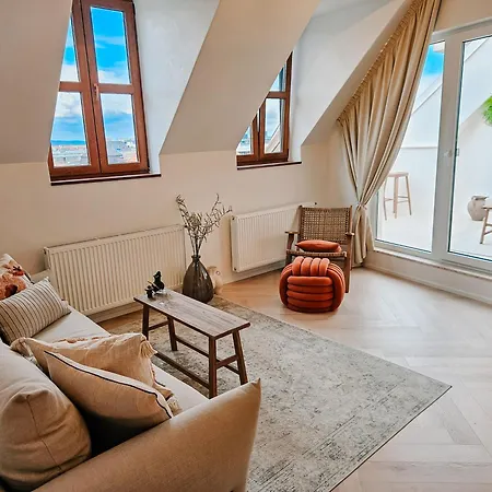 New Design Top-class Next To The Castle-free Parking-terrace Apartment Bratislava